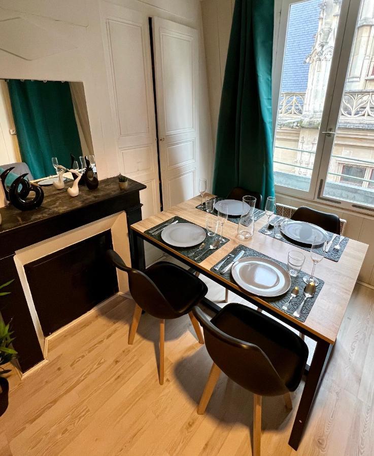 Studio Au Coeur De Rouen, 4 Personnes, Calme & Elegant Eksteriør billede